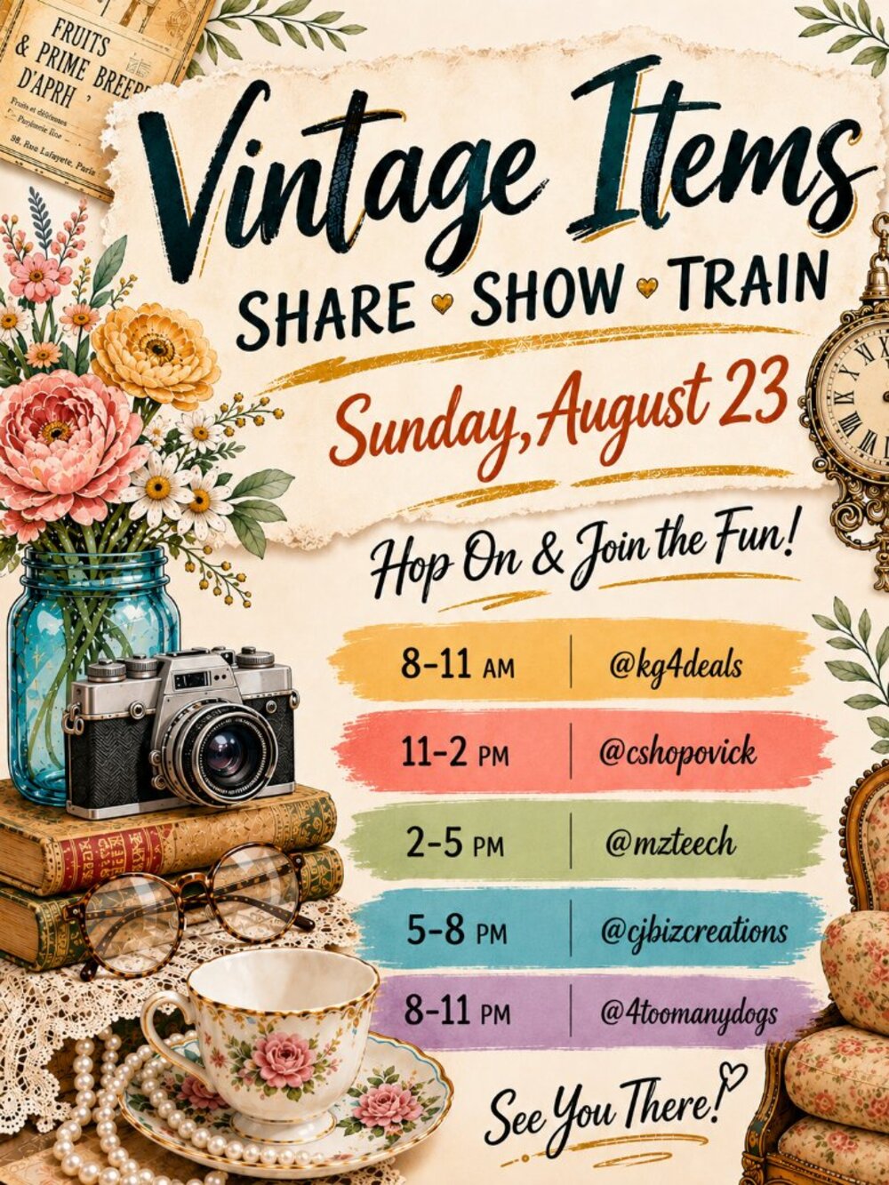 Mzteech Vintage Share Show Train